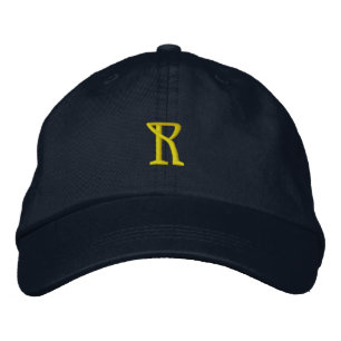 INITIAL "R"-designerns kap Broderad Keps