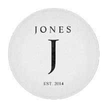 Initial skärbräda för Monogrammed familj