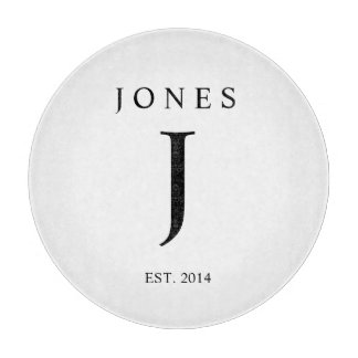 Initial skärbräda för Monogrammed familj