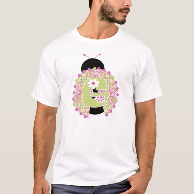 Initial skjorta för nyckelpiga tee shirt (Framsida)