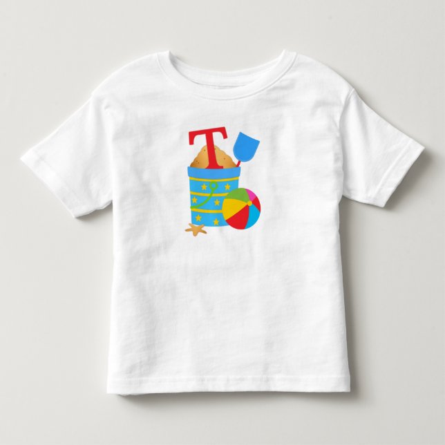 Initial T - Småbarn Bra Jersey T-Shirt (Framsida)