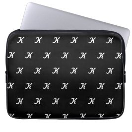 Initial Tablet Case (Black & White) Laptop Fodral