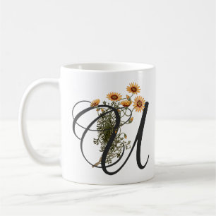 Initial U, Vintage Ursinia T-Shirt Kaffemugg