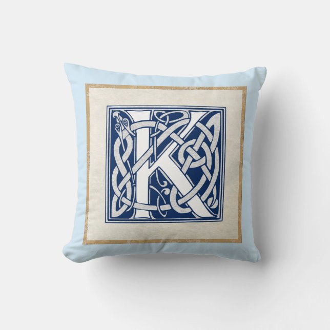 Initial vändbar Celtic K Kudde (Framsida)