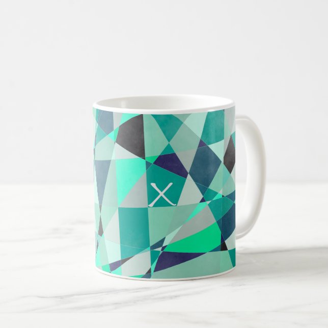 initial X mug Kaffemugg (Framsida höger)