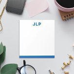 Initiala Anteckningsblock för Personlig av diskett<br><div class="desc">Mina första Anteckningsblock i Preppy Personlig gör underbara för gåvor till vänner,  familj och till och med dig själv. Anpassa med initialer för en unik gåva.</div>
