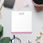 Initiala Anteckningsblock för Personlig av diskett<br><div class="desc">Mina första Anteckningsblock i Preppy Personlig gör underbara för gåvor till vänner,  familj och till och med dig själv. Anpassa med initialer för en unik gåva.</div>