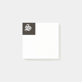 Initiala S Mönstrade Post-It-lappar Post-it Block