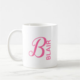 Initialbokstavsmonogram Kaffemugg