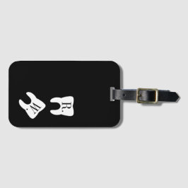 Initialed anpassningsbar för tandtandvårdsymbol bagagebricka