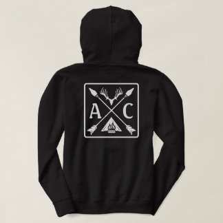 Initialer Antlers pilar utomhus Äventyr Hoodie
