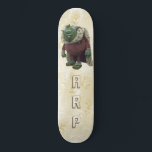 *~* Initialer Damask Royal Troll AP89 Skateboard<br><div class="desc">(Sökkod AP89 för Troll-objekt och AP88 för medeltida temaobjekt ) Överför enkelt till andra Zazzle-produkter. BLACK-bakgrundsskateboard. Den ljusa och åh så lycklig NEON Rainbow färg kommer bara in i TROLL bilder och BREV. Anpassa/anpassa INITIALER / MONOGRAM och spela upp med teckensnittet och färg är vad du väljer. *** Whimsical Regal/Kung...</div>
