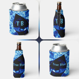 Initialer för Personligen True Blue Edgy Abstrakt