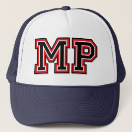 Initialer ’MP’ Monogram Truckerkeps