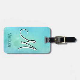 Initialt brev för Monogram för Bagagebricka