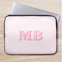 Initialt monogram för minimal modern Rosa