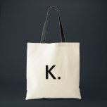 Initialt monogram för modern minimal enkel Anpassn Tygkasse<br><div class="desc">Modern minimal enkel inledande monogramverktygslåda</div>