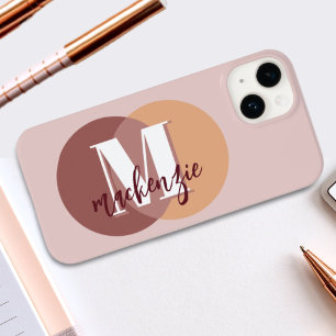 Initialt monogram för modern Snyggt med minimalist