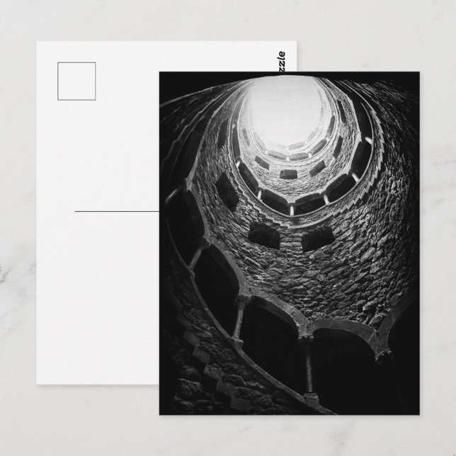 Initiativ från Regaleira Palace, Sintra, Portugal Vykort (Fram/baksida)