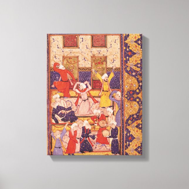 Initieringsdans, från bok av dikter canvastryck (Framsida)