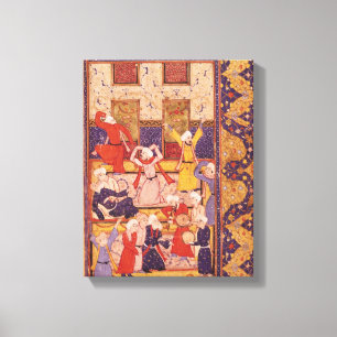 Initieringsdans, från bok av dikter canvastryck