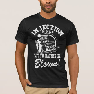 Injektionen är trevlig, men jag skulle blåsas t shirt