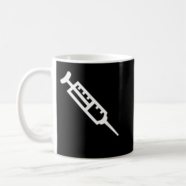 Injektionsspruta Kaffemugg (Vänster)