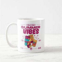 Injicerar sommarstämning kaffemugg