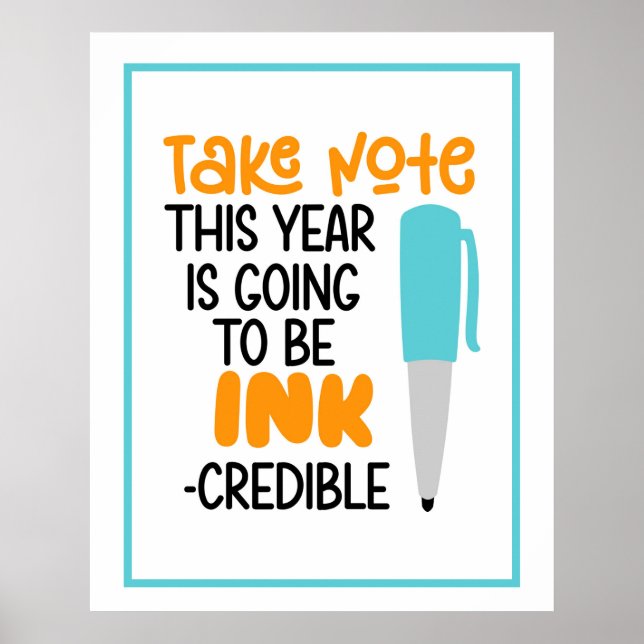Ink-Credible Year Ahead Poster (Framsidan)