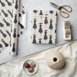 Ink Wash Little Black Dress Fashion Pattern Presentpapper