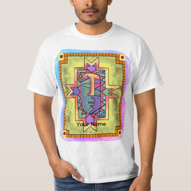 Inka-ansikte T Shirt (Framsida)