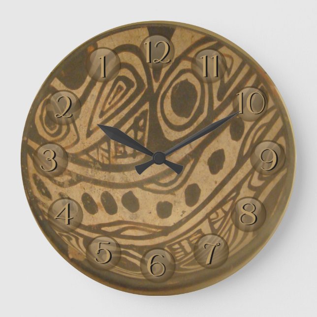 Inka Design Backwards Clock Museum Bowl Stor Klocka (Framsida)