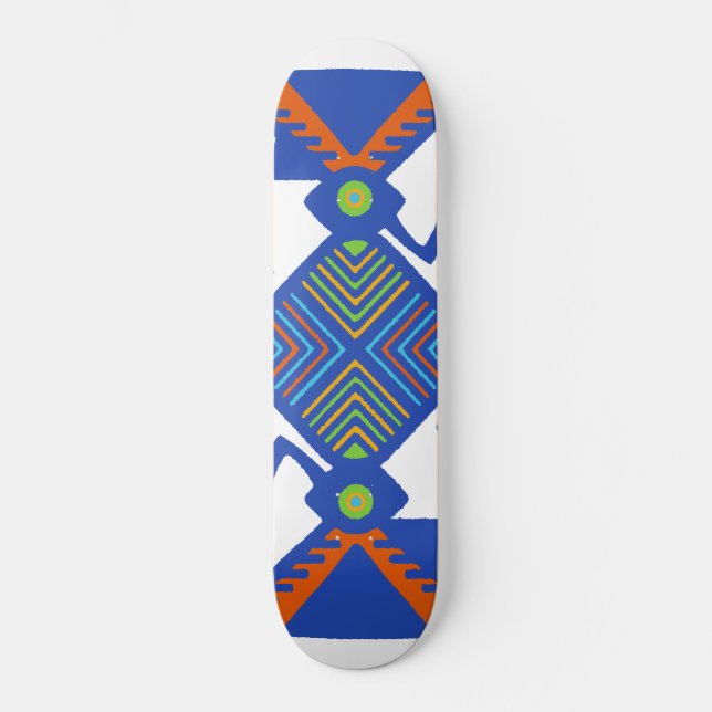 Inka stammedesign skateboard bräda 21,5 cm (Framsida)