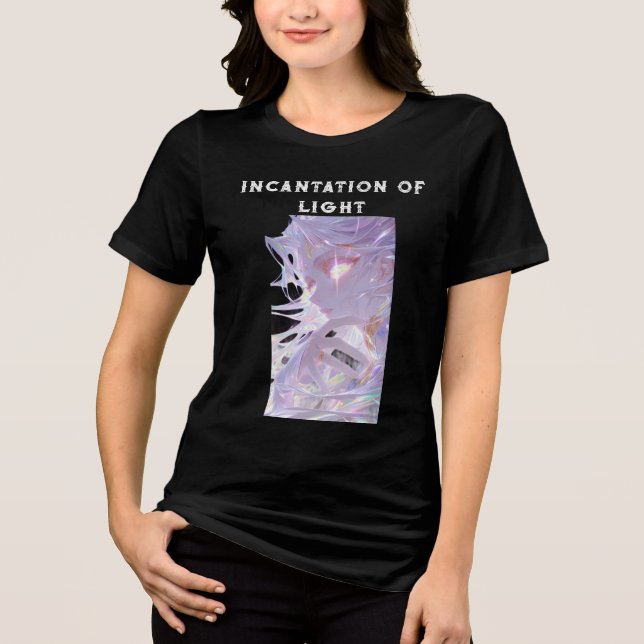 Inkantation av ljus - Mystical Power Quote Design T Shirt (Framsida)