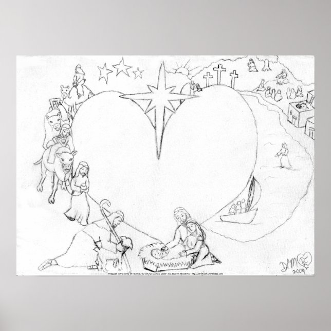 Inkapslad i armen Hans Kärlek Poster (Framsidan)