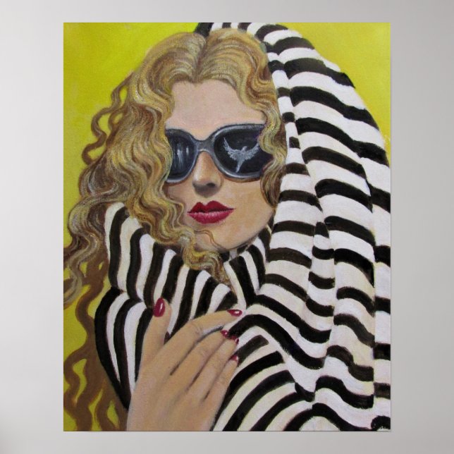 Inkapslad i ett Beach Towel/ Poster (Framsidan)