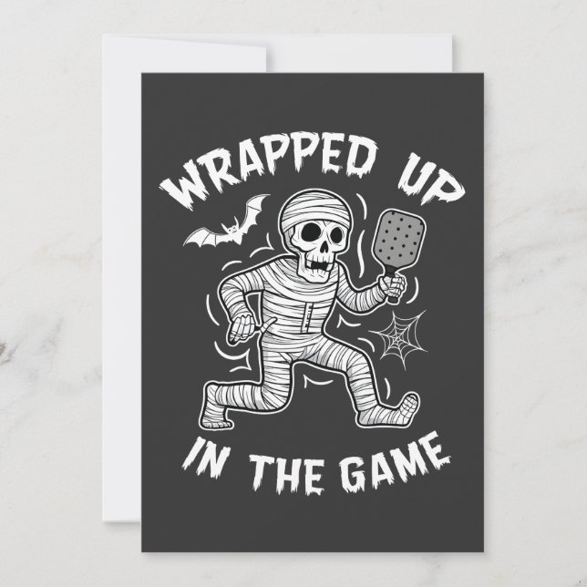 Inkapslad i spelet Halloween Inbjudningar (Framsida)