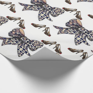 Inkapsling av pappra leopard presentpapper
