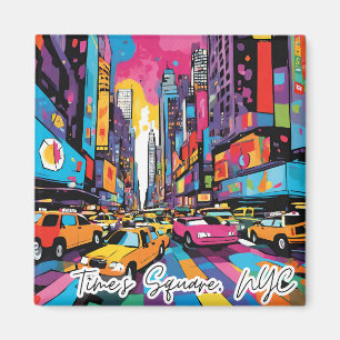 Inkasserbar Funky City Magnet-Time Square NYC Magnet