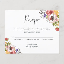 Inkassering av Höst färger Bröllop - budget