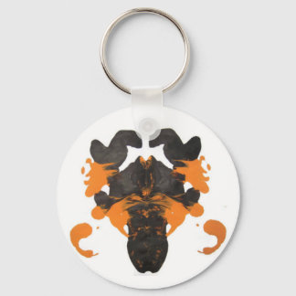 Inkblot-design för Vapid-Orange Nyckelring