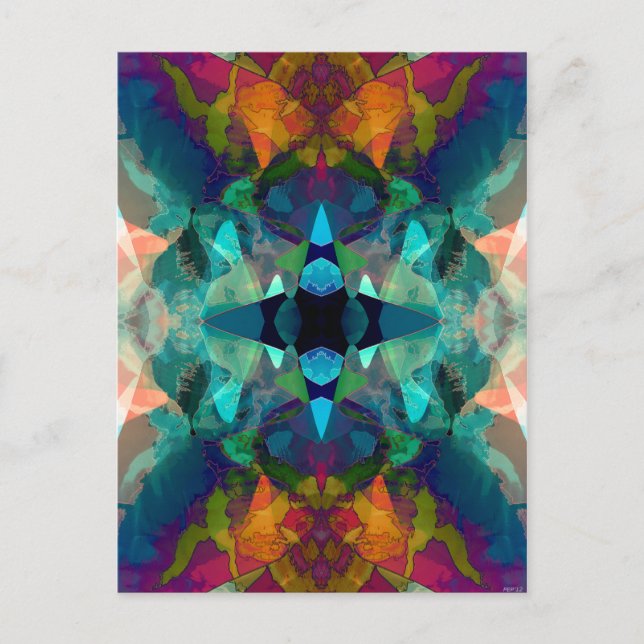 Inkblot Imagination Vykort (Framsida)