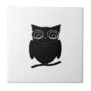 Inkblot Uggla Kakelplatta