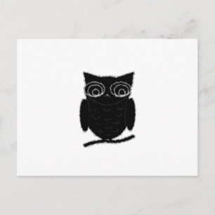 Inkblot Uggla Vykort