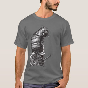 Inked Anime Japanska Samurai Warrior Premium T Shirt