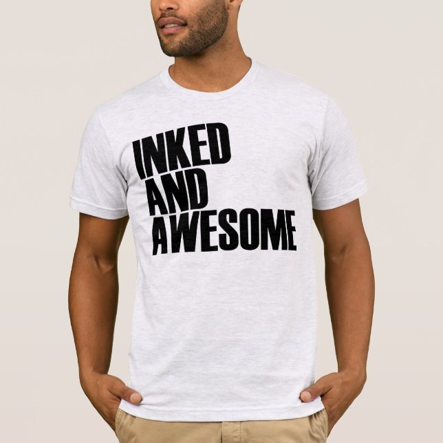 Inked och enorm t-skjorta t shirt (Framsida)