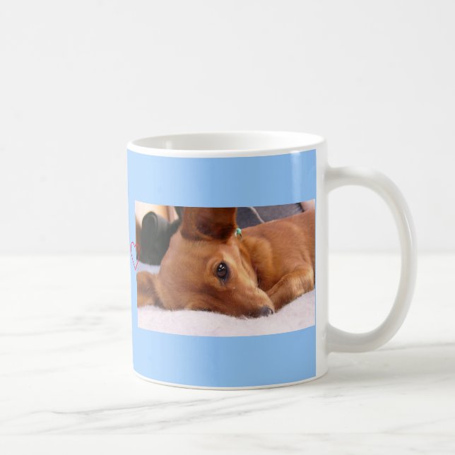 Inki chihuahuaen kaffemugg (Höger)