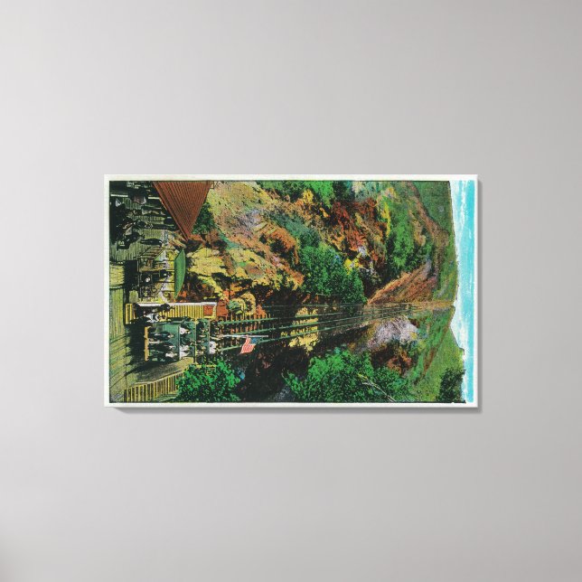 Inkline vid Mt. LoweMt. Lowe, CA Canvastryck (Framsida)