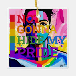 Inkludera min autentiseringsordnament julgransprydnad keramik