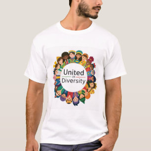 Inkluderad enhet T-Shirt Förenade i mångfalden